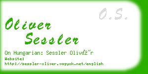 oliver sessler business card